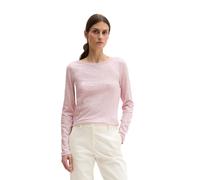 Langarmshirt MARC O'POLO "aus Organic Cotton-Qualität", Damen, Gr. XL, dried rose, Obermaterial: 100% Baumwolle, unifarben, Basic, regular fit, U-Boot-Ausschnitt, normaler Saum, Shirts Langarmshirt (3