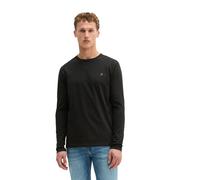 Marc OߴPolo Herren Langarmshirt aus Bio-Baumwolle mit Rundhalsausschnitt, Schwarz (Black), 3XL