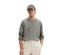 Langarmshirt MARC O'POLO "aus schwerem Bio-Baumwoll-Jersey", Herren, Gr. XL, graphite dust, Obermaterial: 100% Baumwolle, unifarben, Basic, relaxed fit, Rundhals, normaler Saum, Shirts Langarmshirt (1