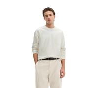 Langarmshirt MARC O'POLO "aus schwerem Bio-Baumwoll-Jersey", Herren, Gr. XL, silky weiß, Obermaterial: 100% Baumwolle, unifarben, Basic, relaxed fit, Rundhals, normaler Saum, Shirts Langarmshirt (7013