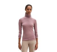 Langarmshirt MARC O'POLO "aus soft geripptem Jersey", Damen, Gr. XL, gentle mauve, Obermaterial: 46% Modal, 46% Baumwolle, 8% Elasthan, unifarben, Basic, slim fit, normaler Saum, Shirts Langarmshirt (