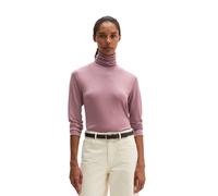 Langarmshirt MARC O'POLO "aus TENCEL™ Lyocell", Damen, Gr. M, rosa (gentle mauve), Obermaterial: 100% Lyocell, unifarben, Basic, regular fit, Babylock, Shirts Langarmshirt (17244547-M) gentle mauve