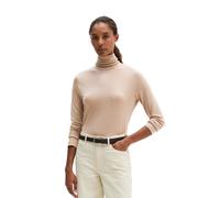 Langarmshirt MARC O'POLO "aus TENCEL™ Lyocell", Damen, Gr. XL, beige (chalky mauve), Obermaterial: 100% Lyocell, unifarben, Basic, regular fit, Babylock, Shirts Langarmshirt (31673910-XL) chalky mauve