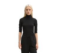 Langarmshirt MARC O'POLO "aus TENCEL™ Modal-Baumwolle-Mix", Damen, Gr. XS, schwarz, Obermaterial: 46% Modal, 46% Baumwolle, 8% Elasthan, unifarben, Basic, regular fit, normaler Saum, Shirts Langarmshi