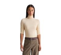 Langarmshirt MARC O'POLO "aus TENCEL™ Modal-Stretch", Damen, Gr. XXL, beige (smokey sands), Obermaterial: 95% Modal, 5% Elasthan, unifarben, Basic, slim fit, normaler Saum, Shirts Langarmshirt (351618