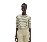 Marc O'Polo Damen Langarmshirt - Jersey T-Shirts Longsleeve, Ringelshirt, Rundhals, Baumwolle Hellgrün / S S Grün