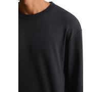 Langarmshirt MARC O'POLO DENIM "aus Bio-Baumwolle", Herren, Gr. XL, schwarz, Obermaterial: 100% Baumwolle, unifarben, Basic, relaxed fit, Rundhals, normaler Saum, Shirts Langarmshirt (12108548-XL) sch