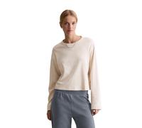 Langarmshirt MARC O'POLO DENIM "aus Heavy Jersey", Damen, Gr. XXL, desert melange, Obermaterial: 100% Baumwolle, unifarben, Basic, relaxed fit, Rundhals, normaler Saum, Shirts Langarmshirt (21401901-X