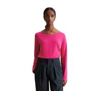 Langarmshirt MARC O'POLO DENIM "aus Organic Cotton", Damen, Gr. XS, fresh fuchsia, Obermaterial: 100% Baumwolle, unifarben, Basic, regular fit, Rundhals, Shirts Langarmshirt (51904909-XS) fresh fuchsi