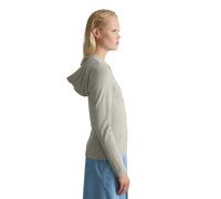 Langarmshirt MARC O'POLO DENIM "aus reiner Bio-Baumwolle", Damen, Gr. L, stone melange, Obermaterial: 100% Baumwolle, unifarben, Basic, slim fit, Shirts Langarmshirt (75636359-L) stone melange