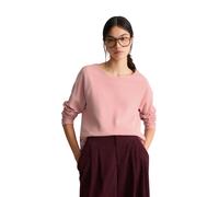 Langarmshirt MARC O'POLO DENIM "aus weichem Waffle-Jersey", Damen, Gr. M, rosa (rose powder), Obermaterial: 100% Baumwolle, unifarben, Basic, regular fit, Rundhals, Shirts Langarmshirt (88067207-M) ro