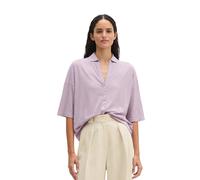 Langarmshirt MARC O'POLO "mit LENZING™ ECOVERO™", Damen, Gr. XL, lila (dusty lavender), Obermaterial: 52% Baumwolle, 48% Viskose, unifarben, regular fit, normaler Saum, Shirts Langarmshirt (51957117-X