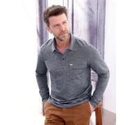 Langarmshirt MARCO DONATI "Langarm-Shirt", Herren, Gr. 52/54, marine, gestreift, 100% Baumwolle, gestreift, meliert, Shirts Langarmshirt (47202818-52) marine, gestreift