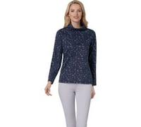 Langarmshirt marine-bedruckt 46