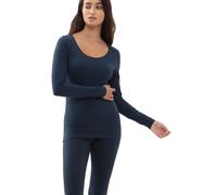 Shirt langarm Serie Cotton Pure Night Blue blau 38