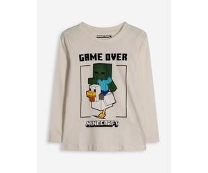 Langarmshirt - Minecraft - weiß 116