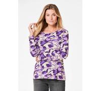 Goldner Print Shirts Damen Viskose lila, 21