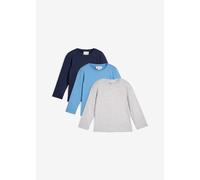 Langarmshirt mit Bio-Baumwolle (3er Pack) 116/122