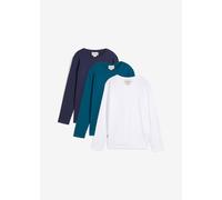 Langarmshirt mit Bio-Baumwolle (3er Pack) 176/182