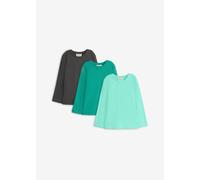 Langarmshirt mit Bio-Baumwolle (3er Pack) 92/98