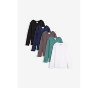 Langarmshirt mit Bio Baumwolle (5er Pack) 152