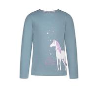 Langarmshirt mit glitzerndem Einhorn Print für Mädchen