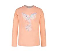 Langarmshirt mit glitzerndem Vogel Print für Mädchen