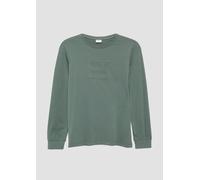 Langarmshirt mit gummiertem Frontprint 134/140 grau 2153212.9515.134_140