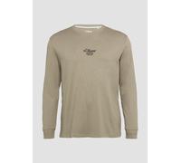 Langarmshirt mit Logo-Stickerei 5XL braun 2162192.83D1.5XL