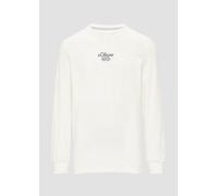 Langarmshirt mit Logo-Stickerei S weiß 2156480.01D1.S
