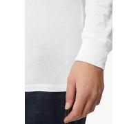 Langarmshirt mit Nahtdetail weiß 46