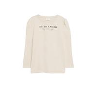 Langarmshirt mit Print und Schmucksteinen