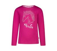 Shirt Glitzer-Pferde Mädchen SALT AND PEPPER himbeer Gr. 104/110