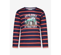 Langarmshirt mit Traktor Jungen SALT AND PEPPER blau Gr. 104/110