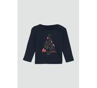 Langarmshirt mit Weihnachtsmotiv 74 blau 2157008.5952.74
