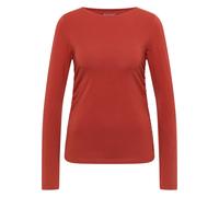 Langarmshirt MUSTANG "Damen Style Ambrose", Damen, Gr. L, rot, Jersey, 95% Baumwolle, 5% Elasthan, Rundhals, Shirts Langarmshirt (87853839-L) rot