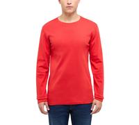 Langarmshirt MUSTANG "Herren Style Arlington", Herren, Gr. XL, rot, Strick, 100% Baumwolle, Rundhals, Shirts Langarmshirt (93271218-XL)