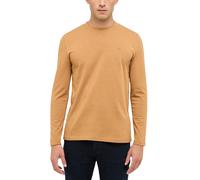 Langarmshirt MUSTANG "Herren Style Asheville", Herren, Gr. 3XL, cognac, Jersey, 100% Baumwolle, Rundhals, Shirts Langarmshirt (90590603-XXXL)