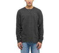Langarmshirt MUSTANG "Herren Style Asheville", Herren, Gr. XXL, anthrazit, Jersey, 100% Baumwolle, Rundhals, Shirts Langarmshirt (98856228-XXL)