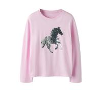 Langarmshirt NAME IT "NKFDASSA LS NREG TOP", Jungen, Gr. 116, rosa (pirouette), Jersey, Obermaterial: 100% Baumwolle, bedruckt, regular fit normal, Rundhals, gerader Abschluss, Shirts Langarmshirt (23