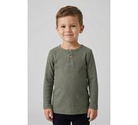 NAME IT Jungen Nmmkab Ls Top Noos Langarm Shirt, Dusty Olive/Detail:melange, 110