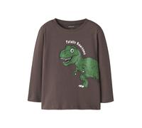 name it Longsleeve "Nedin" in Braun - Größe 104 | Kinder Longsleeves