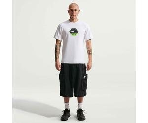 Langarmshirt NIKE SPORTSWEAR "M NSW CS SS GFX TEE", Herren, Gr. XXL, weiß, electric grün, Obermaterial: 100% Baumwolle, Shirts Langarmshirt, Langarm, sportlicher Stil, für Erwachsene (36779007-XXL) we