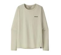 Patagonia - Women's L/S Cap Cool Daily Shirt Boardshort Logo - Funktionsshirt, Gr. XL, beige (DynoWhite)