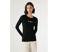 Pepe Jeans New Virginia Ls N T-shirt Schwarz XL Frau (Herstellerartikelnummer: PL505203-999-XL)