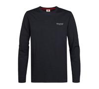 Langarmshirt PETROL INDUSTRIES, Herren, Gr. XL (42), royal navy, Jersey, Obermaterial: 100% Baumwolle, unifarben, regular fit, Rundhals, Shirts Langarmshirt, mit Rundhalsausschnitt, kleine Logoprägung