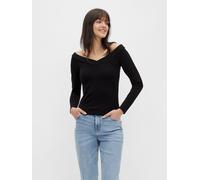 PIECES Pcmaliva Ls Off Shoulder V-Neck Top Noos
