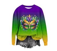Langarmshirt Pullover Frauen Herbst Winter Basic Shirt Elegant Oberteile mit Blumen Motiv Bequem Pullover Langärmelige Pulli Tops mit Rundhals Dünner Sweatshirt Jumper pullover damen