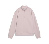 Sweatshirt PUMA "Essentials Elevated Standard Sweatshirt mit Reißverschluss amen, Gr. L, misty pink, Obermaterial: 66% Baumwolle, 32% Polyester, 2% Elasthan. Besatz: 100% Baumwolle, Sweatshirts