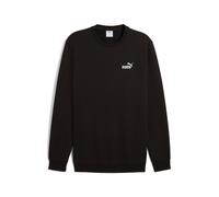 Langarmshirt PUMA "ESS SMALL NO 1 LOGO CREW TR", Herren, Gr. XXL, puma schwarz, Sweatware, Obermaterial: 68% Baumwolle, 32% Polyester, unifarben, regular fit normal, Rundhals, Shirts Langarmshirt, Reg